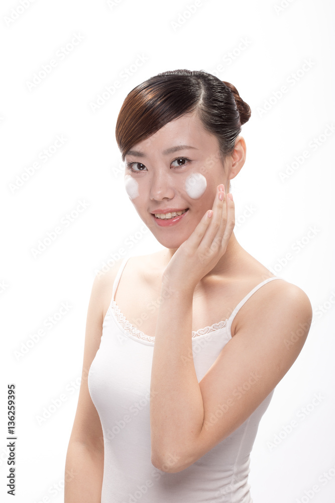 facial makeup of young asian beautiful woman facial makeup of young asian beautiful woman