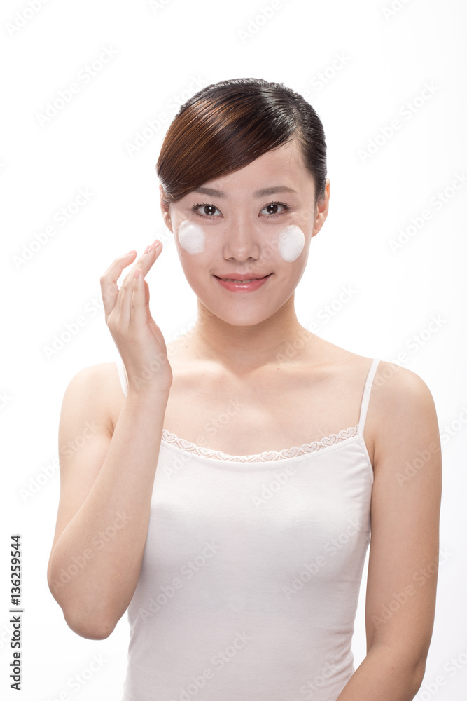 facial makeup of young asian beautiful woman facial makeup of young asian beautiful woman