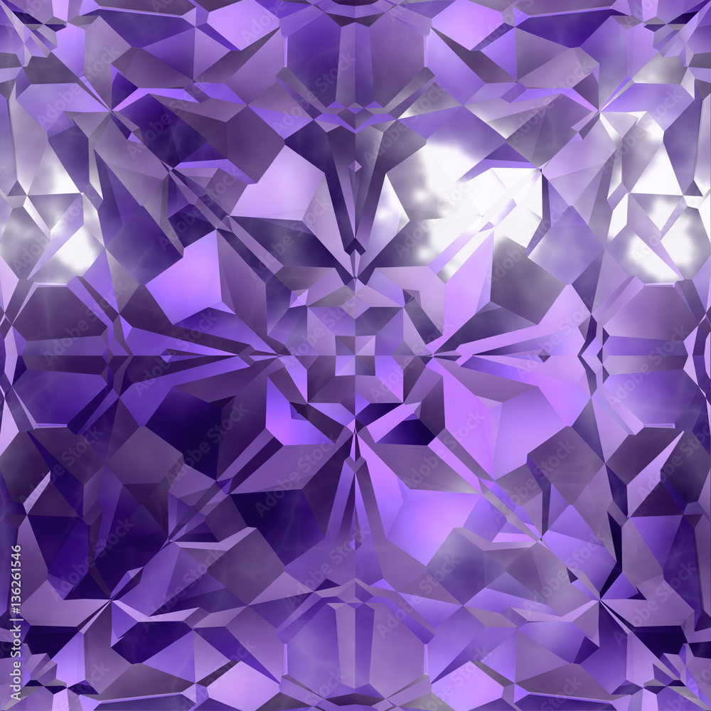 Continuous crystal pattern Continuous crystal pattern