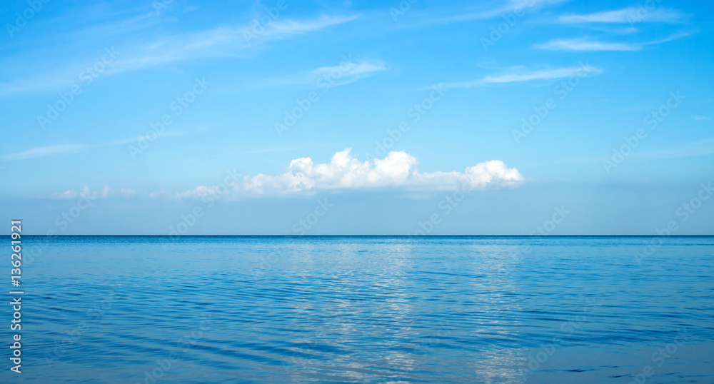 Quiet blue sea