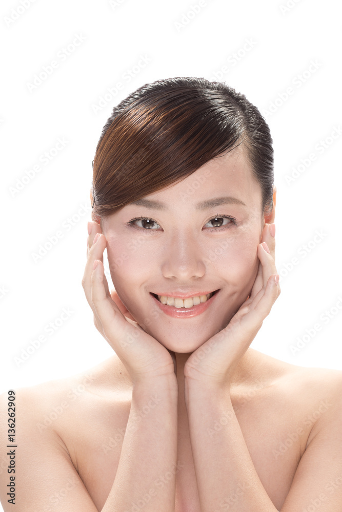 facial makeup of young asian beautiful woman facial makeup of young asian beautiful woman
