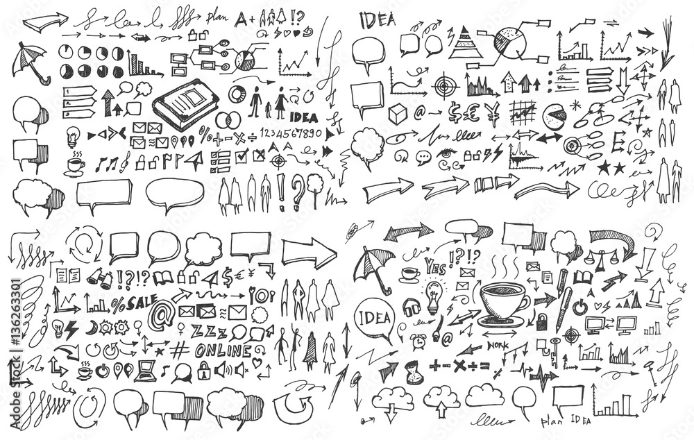 Business doodles