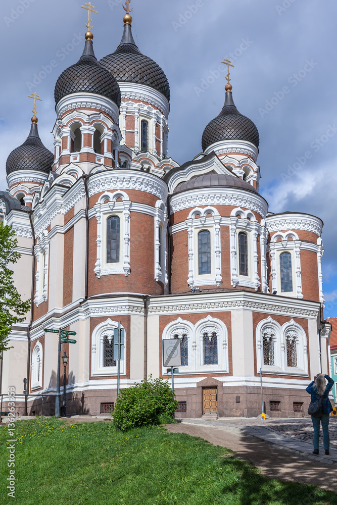 Alexander Nevsky Cathedral in Tallinn Old Town, Estonia