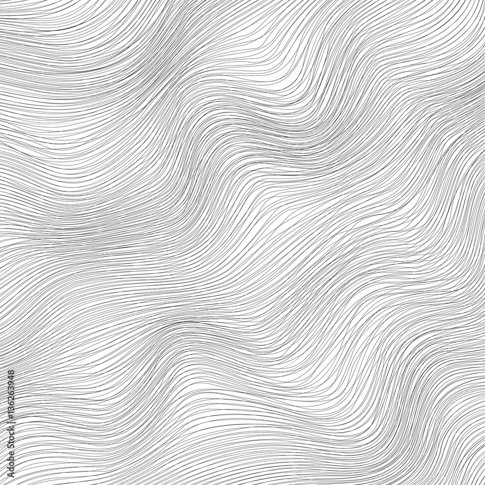 Wavy vector simple background