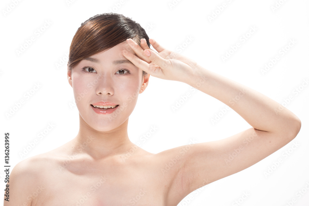 facial makeup of young asian beautiful woman facial makeup of young asian beautiful woman