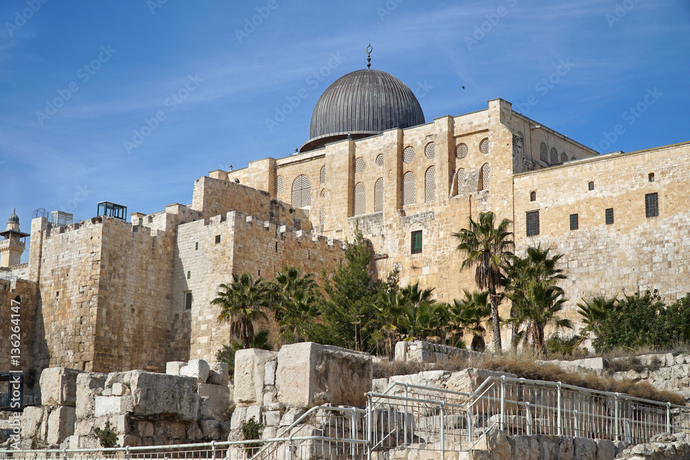 Jerusalem, Al Aqsa Mosque, the third holiest sit of Islam