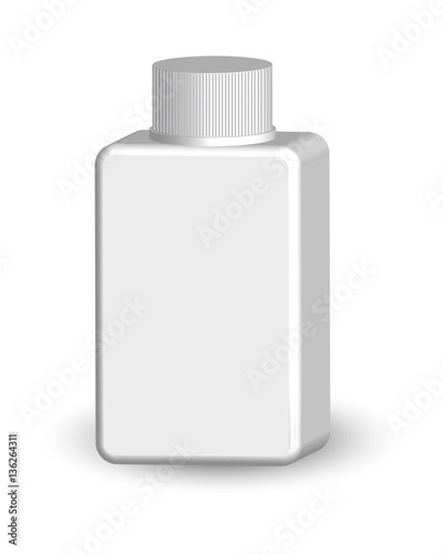 Vector bottle mockup  for drug
