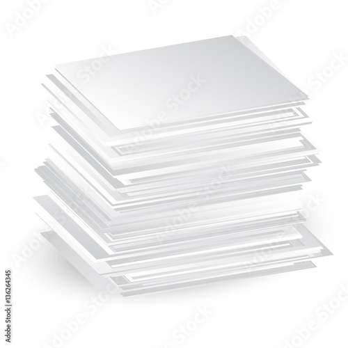 Vector pack of paper 