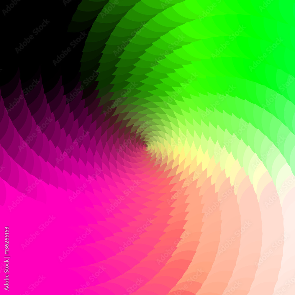 Obraz premium Radial rainbow vector abstract background 