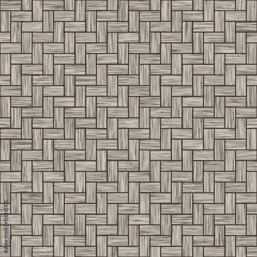 Continuous vector wooden parquet pattern 