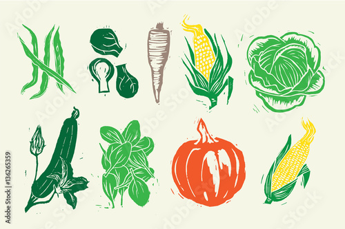 Woodcut Farm Vegetable Collection