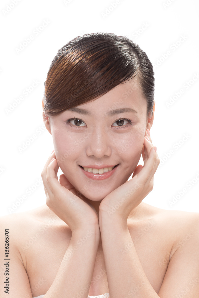 facial makeup of young asian beautiful woman facial makeup of young asian beautiful woman