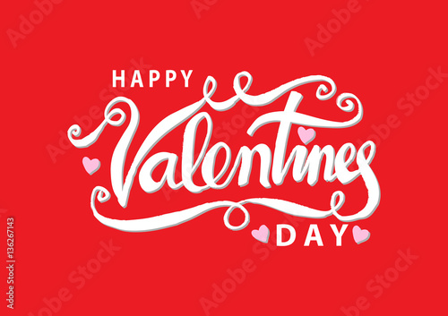 appy valentines day handwritten lettering holiday 