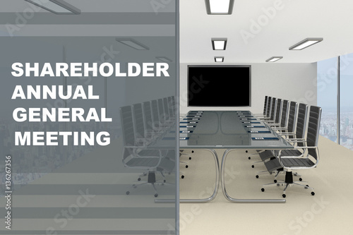 Shareholder Annual General Meeting concept