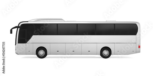 Coach Bus Isolated