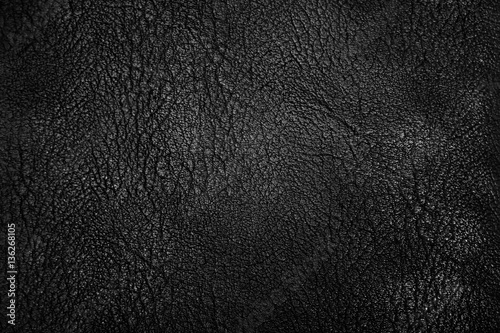 Black leather texture close up, Fashion background.