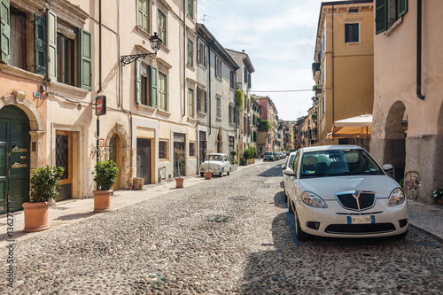 One of the streets of Verona, Veneto region, Italy. © Neonyn