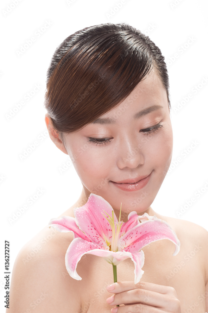 facial makeup of young asian beautiful woman facial makeup of young asian beautiful woman