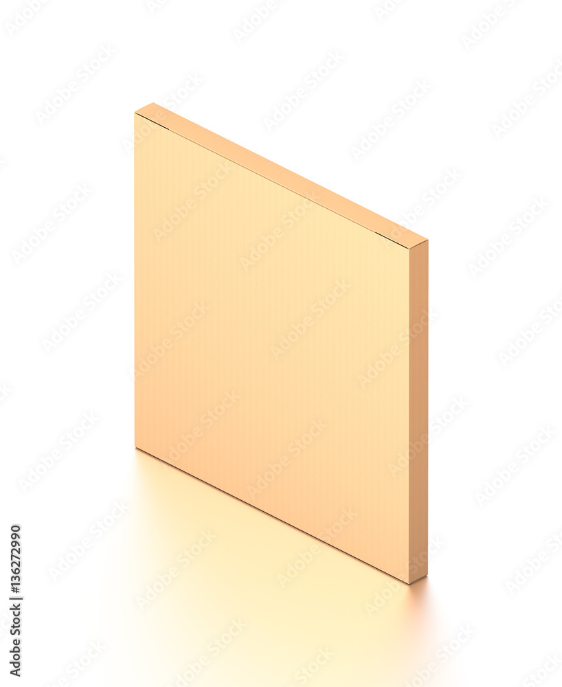 Brown corrugated cardboard box from isometric angle. Blank, vertical, and rectangle shape. Brown corrugated cardboard box from isometric angle. Blank, vertical, and rectangle shape.