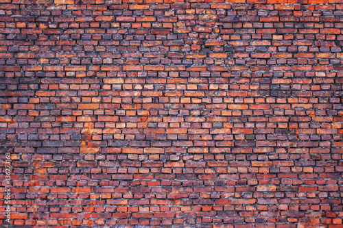 brick wall street background for design, texture of old brickwor