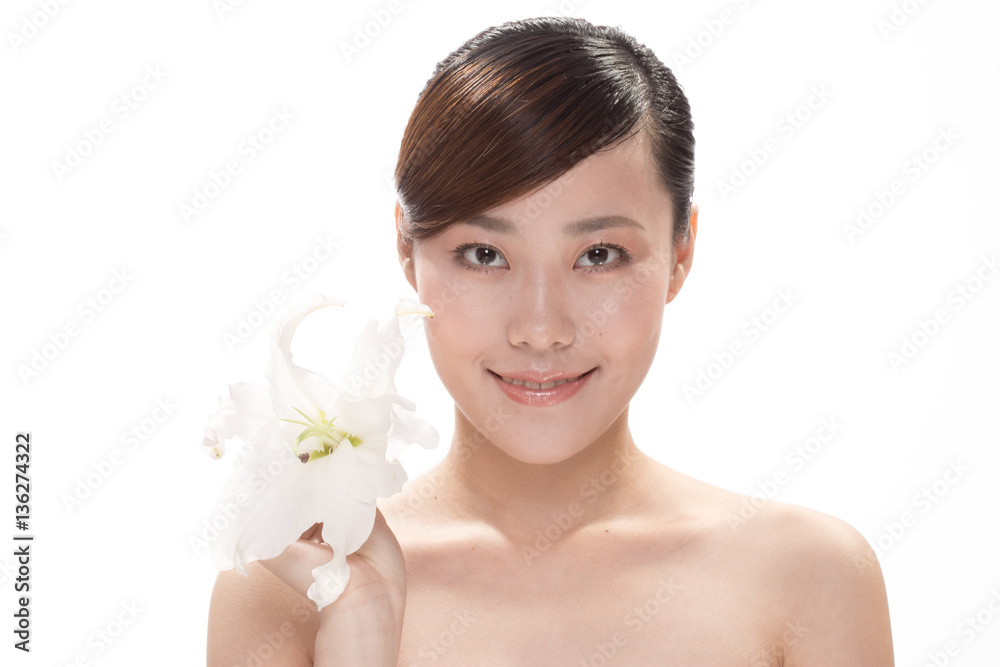 facial makeup of young asian beautiful woman facial makeup of young asian beautiful woman