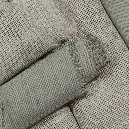 solid gray fabric