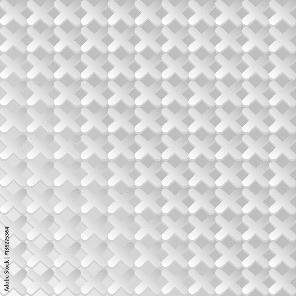 White geometric futuristic texture, seamless background White geometric futuristic texture, seamless background