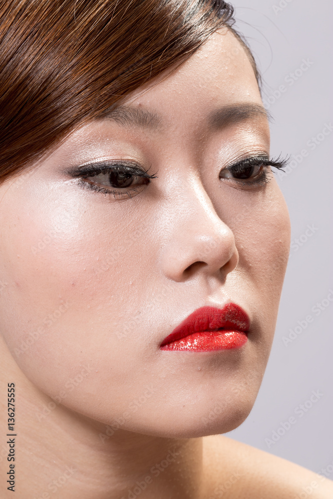 facial makeup of young asian beautiful woman facial makeup of young asian beautiful woman