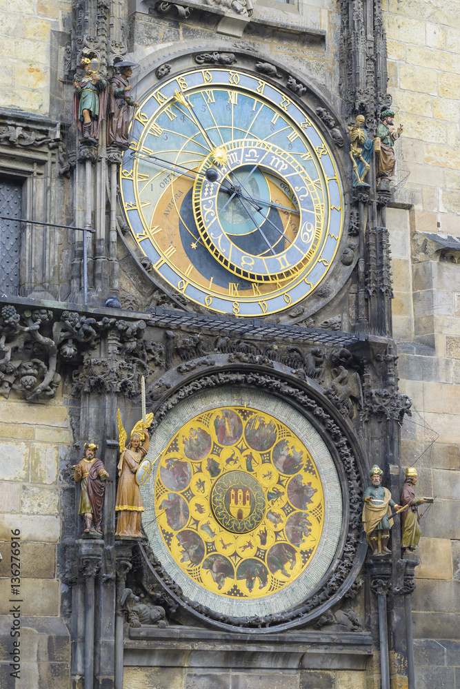 Obraz premium Astronomical Clock. Prague. Czech Republic