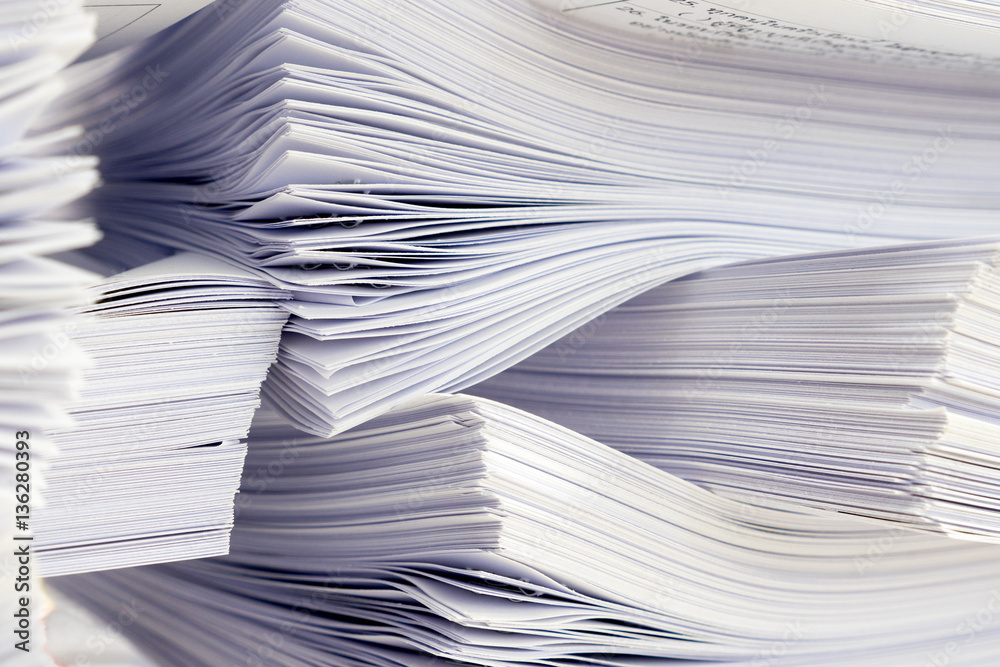 Stack of papers Stack of papers