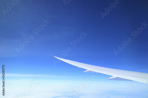飛行機から見た青空 Blue sky seen from an airplane