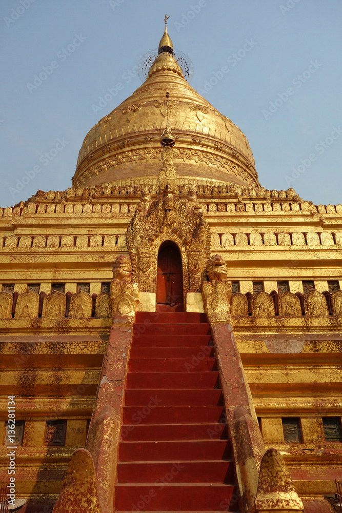 Shwezigon pagoda, Myanmar