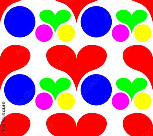 Textur - Nahtlos - Muster - Valentinstag