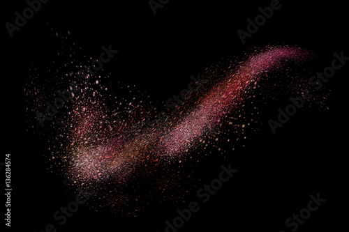 Abstract dust design for use as background