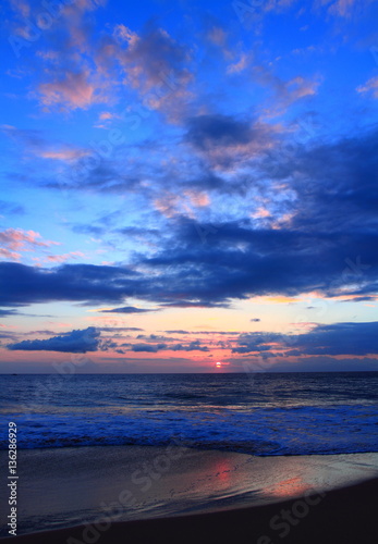 sunset on maui