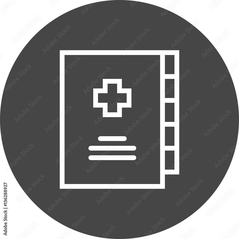 Obraz premium medical-report icon