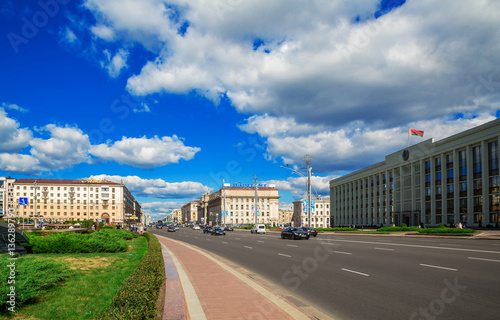 Minsk, Belarus, Independence Avenue