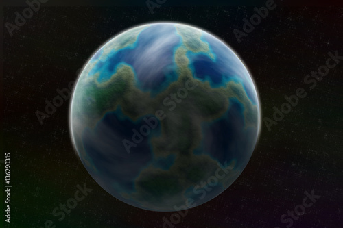 Planeet zoals de aarde photo