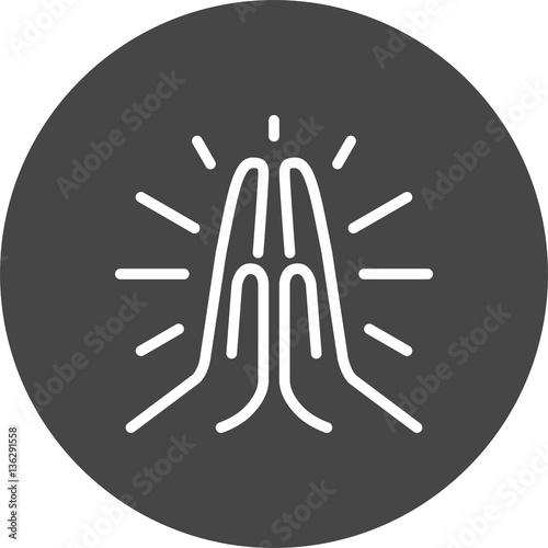 praying icon