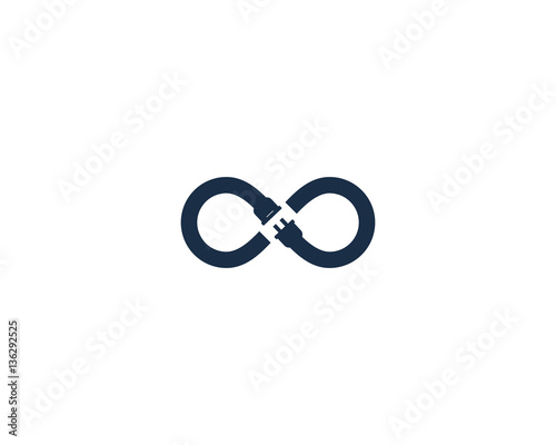 Endless Power Energy Logo Design Element