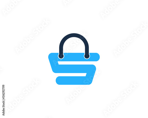 Initial S Shop And Shopping Logo Design Element
