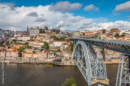 Panoramic view of Porto Portugal