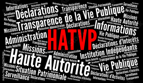 HATPV, Haute Autorité pour la transparence de la vie publique nuage de mots