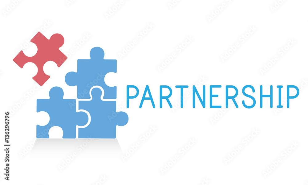 Teamwork Connection Cooperation Partnership Concept Teamwork Connection Cooperation Partnership Concept