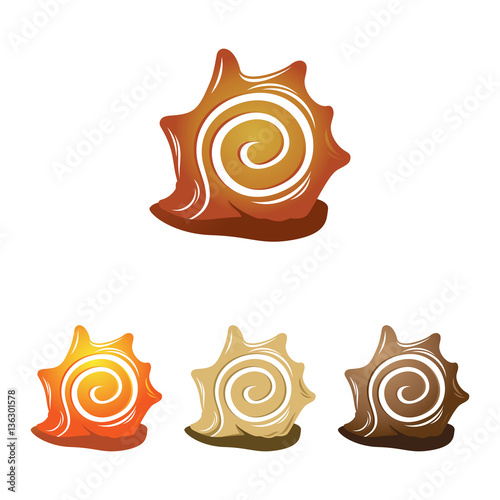 Beach Coast Shell Sea Snail Clam Conch Illustration