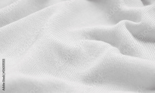 Wallpaper Mural The texture of a knitted woolen fabric white. Torontodigital.ca
