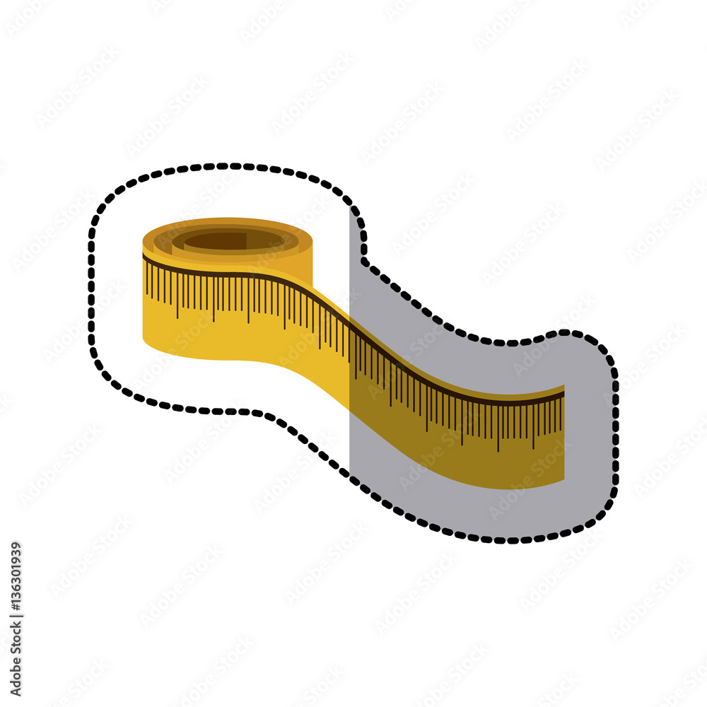 Sewing equipment and tools icon vector illustration graphic design