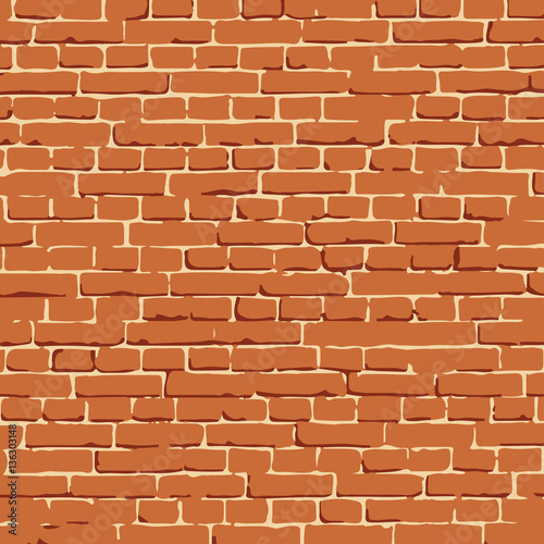 vector brick wall texture illustration, brickwall pattern