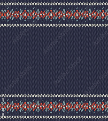 Colorful striped pattern on blue background