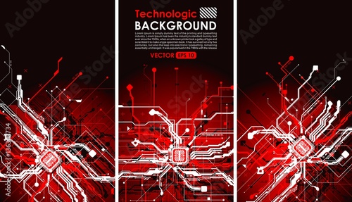 hi tech circuits fantastic absract background cyberpunk cyber pay